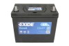 Фото автозапчасти акумуляторна батарея 45Ah/330A (235x127x226/+L/B00) Excell Азія EXIDE EB457 (фото 5)