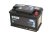 Акумулятор 12V 65Ah/540A CLASSIC (P+ en) 278x175x175 B13 (стартерний) EXIDE EC652 (фото 1)
