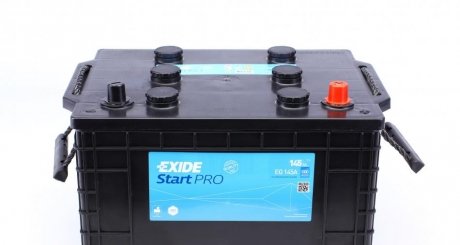 Акумулятор 12V 145Ah/1000A STARTPRO (P+ стандартний полюс) 360x253x240 B00 - без опори (Стартер) EXIDE EG145A