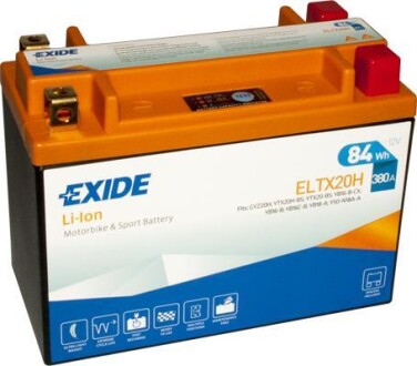 Фото автозапчастини акумулятор EXIDE ELTX20H