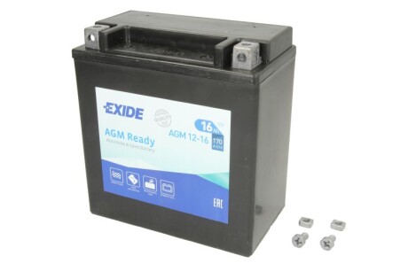 Фото автозапчасти акумулятор EXIDE YTX16BSAGM1216EXIDER