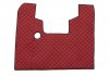 Коврик напольный, на весь пол, количество штук в комплекте. 3 шт (материал - стеганая экокожа, цвет - красный, для МКПП) SCANIA 4 05.95-04.08 F-CORE F-CORE FL18 RED (фото 3)