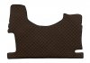 Коврик напольный, неподвижное пассажирское сиденье, полный пол, высокий туннель, количество в комплекте 3 шт (материал - экостеганая кожа, цвет - коричневый) MERCEDES ACTROS MP2 / MP3 06.08- F-CORE F-CORE FL24 BROWN (фото 3)