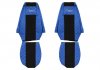 Чехлы на сиденья ELEGANCE Q (синий, стеганая экокожа/велюр) Renault PREMIUM 2 10.05- F-CORE F-CORE FX09 BLUE (фото 1)