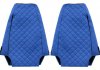 Чехлы на сиденья ELEGANCE Q (синий, стеганая экокожа/велюр) Renault PREMIUM 2 10.05- F-CORE F-CORE FX09 BLUE (фото 2)