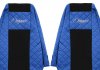 Чехлы на сиденья ELEGANCE Q (синий, стеганая экокожа/велюр) Renault PREMIUM 2 10.05- F-CORE F-CORE FX09 BLUE (фото 3)