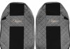 Чехлы на сиденья ELEGANCE Q (серый, стеганая экокожа/велюр) MERCEDES ACTROS MP2 / MP3 10.02- F-CORE F-CORE FX10 GRAY (фото 3)