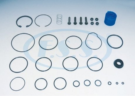 Фото автозапчастини комплект ремонтний модуля керування EBS DAF, MAN, Renault, Scania, Volvo, VW (Knorr) 31 pcs kit (*, for K000917, K000089, K000917, K000919, K020622, K020623, K020624, K020626) F.S.S 03408002