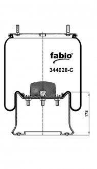 Пневморесора з металевим піддоном, FABIO 344028-C (фото 1)