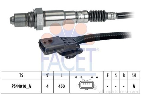 Фото автозапчасти датчик кисню Duster 1.6, 2.0 (11-15) FACET 108309