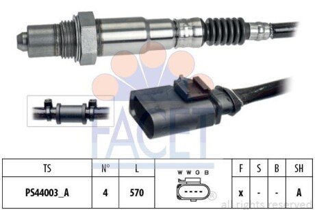 Фото автозапчастини sensor FACET 108347