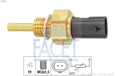 Фото автозапчастини датчик температури охолоджувальної рідин FACET 7.3379