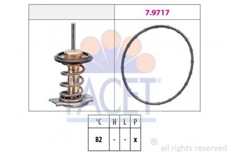 Фото автозапчастини термостат FACET 78937