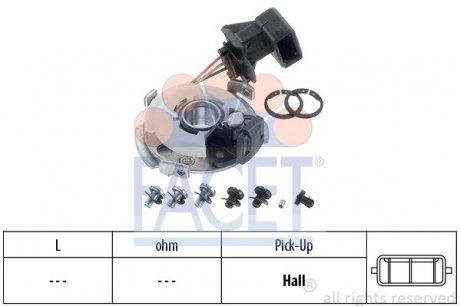 Фото автозапчасти датчик положения коленчатого вала VW Passat variant 1.8 (88-97) FACET 8.2719