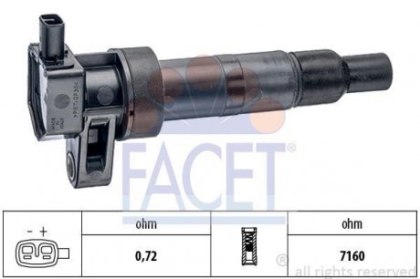 Фото автозапчасти котушка системи запалювання FACET 9.6392