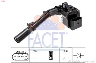 Фото автозапчасти котушка системи запалювання FACET 9.6526