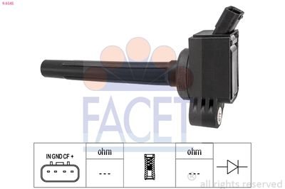 Фото автозапчастини котушка системи запалювання FACET 9.6545