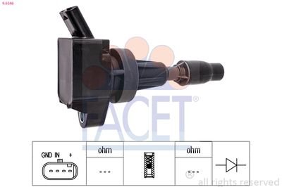 Фото автозапчасти котушка системи запалювання FACET 9.6546