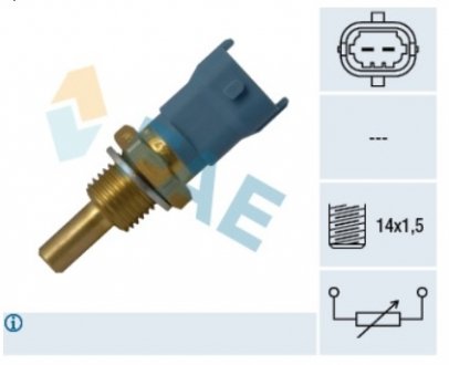 Фото автозапчастини датчик температури води daf xf95/105,cf85 01r- FAE 1204040012