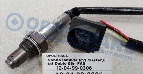 Фото автозапчасти sonda lambda RVI Master,Fiat Doblo 06r- FAE 1204990306