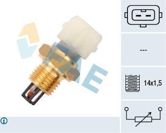 Фото автозапчасти датчик темп впуск воздуха CHEVROLET Lacetti 1 4/1 6L 05-> FAE 33170 (фото 1)