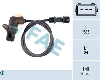 Фото автозапчасти датчик частоты вращения, управление двигателем FAE 79103