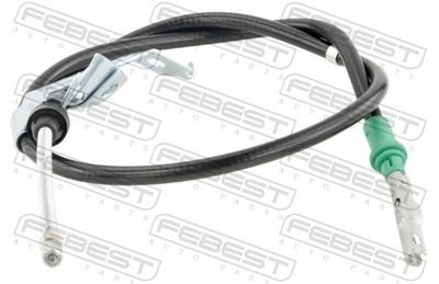 Cable Pull, parking brake FEBEST 05100TRBRH