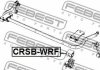 Втулка переднього стабілізатора (d30) FEBEST CRSB-WRF (фото 3)