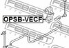 Втулка переднього стабілізатора (d20) FEBEST OPSB-VECF (фото 3)