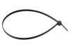 Стяжка пластикова кабельна чорна 81 мм (302 мм x 4,8 мм, 356 Н ) 07026