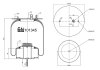 Фото автозапчастини пневмоподушка FEBI BILSTEIN 101345 (фото 1)