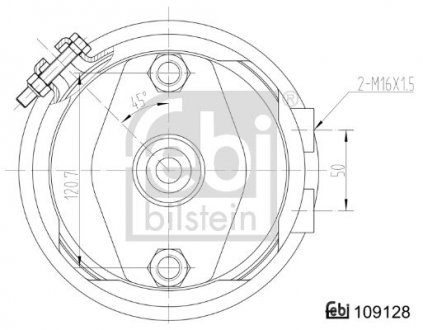 Фото автозапчасти гальмівний циліндр FEBI BILSTEIN 109128