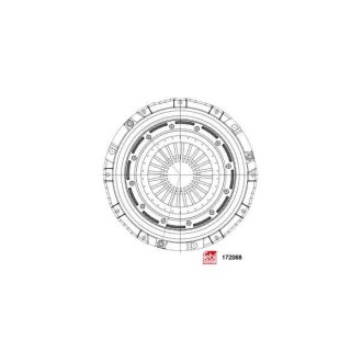Фото автозапчастини муфта зчеплення FEBI BILSTEIN 172068