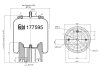 Фото автозапчастини пневмоподушка FEBI BILSTEIN 177595 (фото 1)
