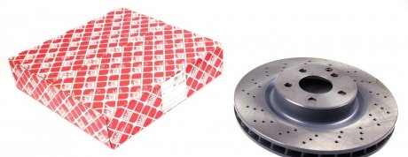 Тормозной диск передняя левая/правая MERCEDES E T-MODEL (S211), E (W211), SL (R230) 1.8-5.5 10.01-01.12 FEBI BILSTEIN 37725 (фото 1)