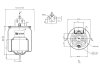Фото автозапчастини задня пневматична підвіска нижче правий VOLVO FH, FH II, FH12, FH16, FL, FM, FM II, FM12, FM9, FMX II 08.93- FEBI BILSTEIN 38509 (фото 1)