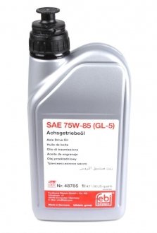 Фото автозапчастини трансмісійна олива (1L +) (0,9KG) SAE 75W85 API GL-5 FEBI BILSTEIN 48785