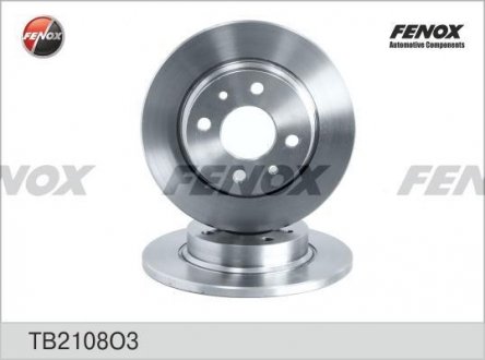 Гальмівні диски ВАЗ 2108 FENOX TB 2108 O3 (фото 1)