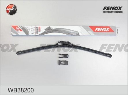 Фото автозапчасти щітка склоочисника 380 мм-15" безкаркасна 5 в 1 FENOX WB38200