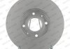Комплект тормозных дисков (цена за штуку, комплект 2 шт.) передние левая/правая VOLVO S40 I, S40 II, V40; MITSUBISHI CARISMA 1.3-2.0D 07.95-12.10 FERODO DDF1068C (фото 1)