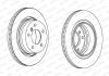 Комплект гальмівних дисків (2 шт.) задні лівий/правий BMW 3 (E46) 2.0-2.8 02.98-12.07 FERODO DDF1073C (фото 2)