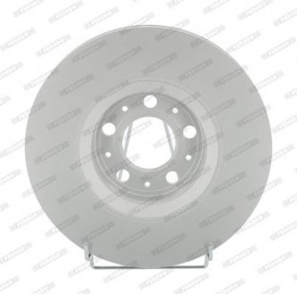 Комплект тормозных дисков (цена за штуку, комплект 2 шт.) передние левая/правая VOLVO S60 I, S80 I, V70 I, V70 II, XC70 I 2.0-3.0 12.95-04.10 FERODO DDF1078C (фото 1)