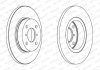 Комплект тормозных дисков (цена за штуку, комплект 2 шт.) передние левая/правая OPEL AGILA; SUZUKI WAGON R, WAGON R+ 1.0-1.3D 05.00- FERODO DDF1148C (фото 2)