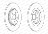 Комплект гальмівних дисків (2 шт.) задні лівий/правий CITROEN C8, JUMPY; FIAT ULYSSE; LANCIA PHEDRA; PEUGEOT 807, EXPERT 2.0-3.0 10.99- FERODO DDF1181C (фото 2)