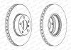 Гальмівний диск передній лівий/правий BMW 5 (E39) 2.0-4.4 01.96-05.04 FERODO DDF1202C-1 (фото 1)