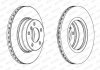 Комплект тормозных дисков (цена за штуку, комплект 2 шт.) передние левая/правая BMW 5 (E39), 5 (E60), 5 (E61) 2.0-4.9 10.98-12.10 FERODO DDF1241C (фото 2)