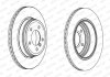 Комплект тормозных дисков (цена за штуку, комплект 2 шт.) задние левая/правая BMW 5 (E60), 5 (E61), 6 (E63), 6 (E64) 2.0-3.0D 12.01-12.10 FERODO DDF1260C (фото 2)