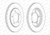 Комплект гальмівних дисків (2 шт.) передні лівий/правий SUZUKI GRAND VITARA I, GRAND VITARA II, VITARA 1.6-2.7 12.94-02.15 FERODO DDF1282 (фото 2)