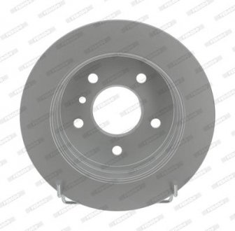 Комплект тормозных дисков (цена за штуку, комплект 2 шт.) задние левая/правая MERCEDES A (W168), VANEO (414) 1.6-2.1 07.97-07.05 FERODO DDF1362C (фото 1)