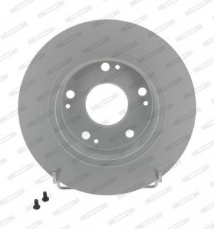 Комплект тормозных дисков (цена за штуку, комплект 2 шт.) задние левая/правая ACURA TSX; HONDA ACCORD VII 2.0/2.2D/2.4 09.02-12.08 FERODO DDF1390C (фото 1)